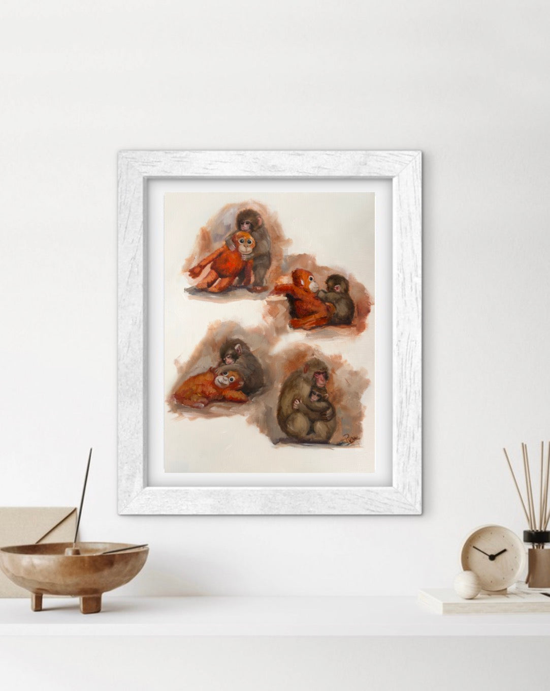 Punch The Monkey Art Print