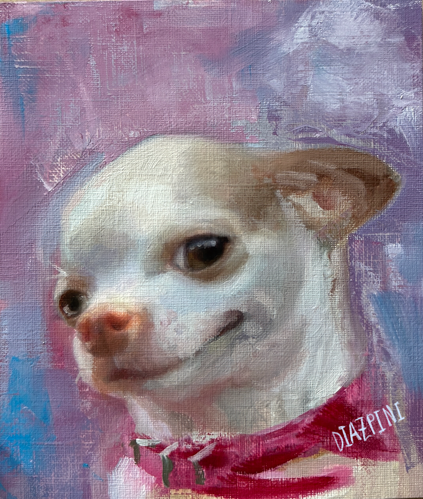 Chihuahua Meme Oil Painting