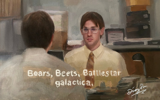 Jim  Halpert Oil Painting