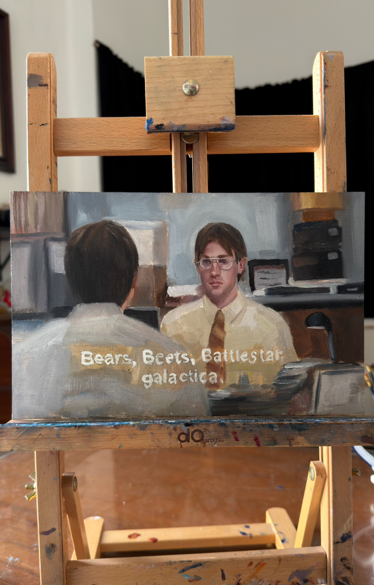Jim  Halpert Oil Painting