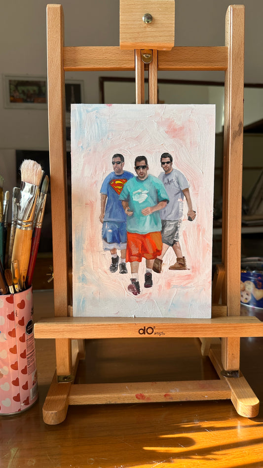 Adam Sandler Oil Painting