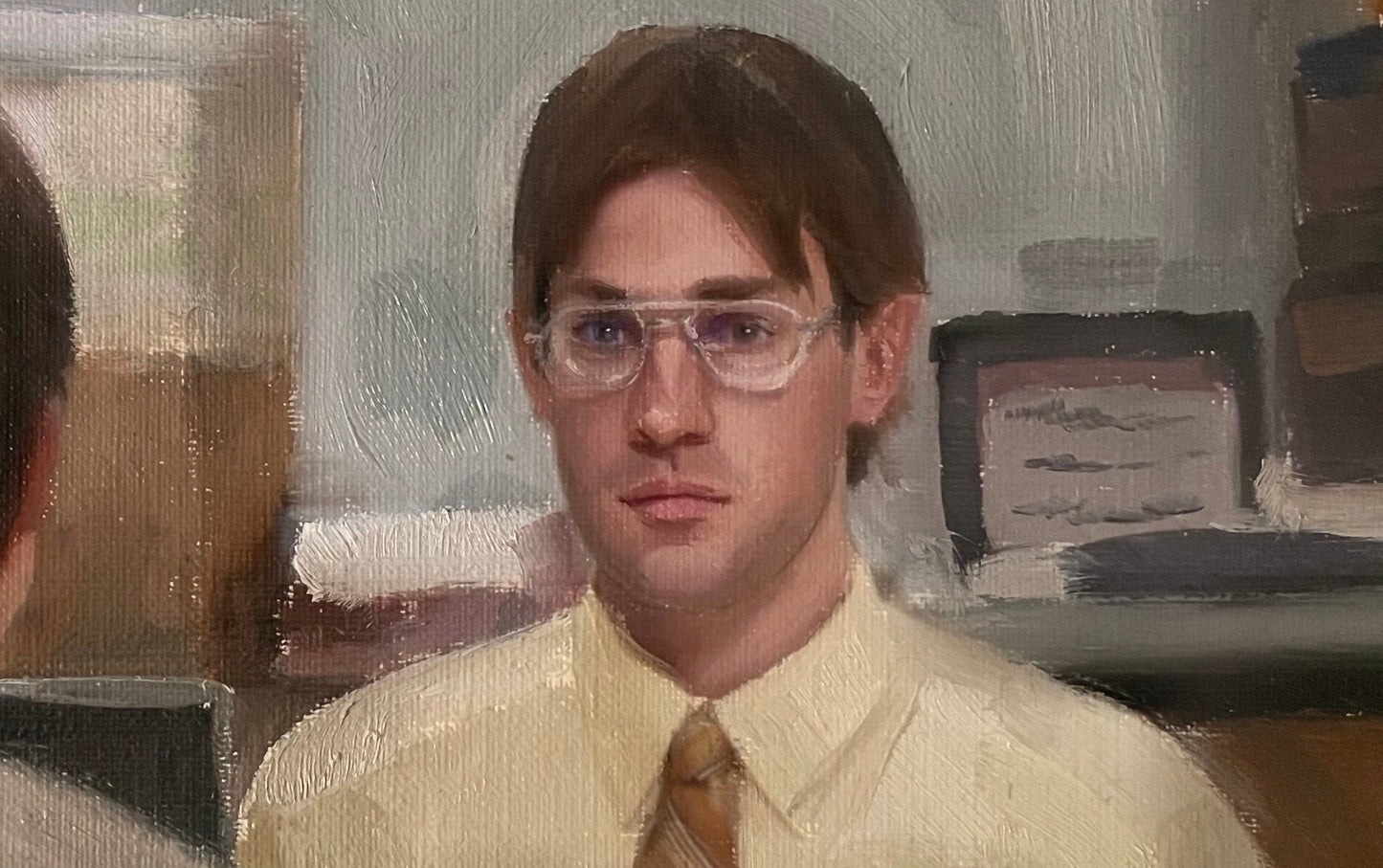 Jim  Halpert Oil Painting