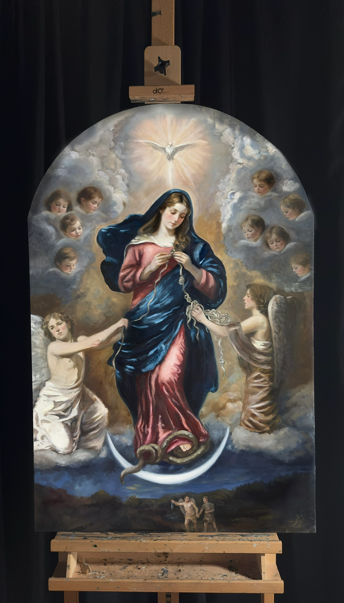 Virgin Mary Undoer of Knots Oil Painting