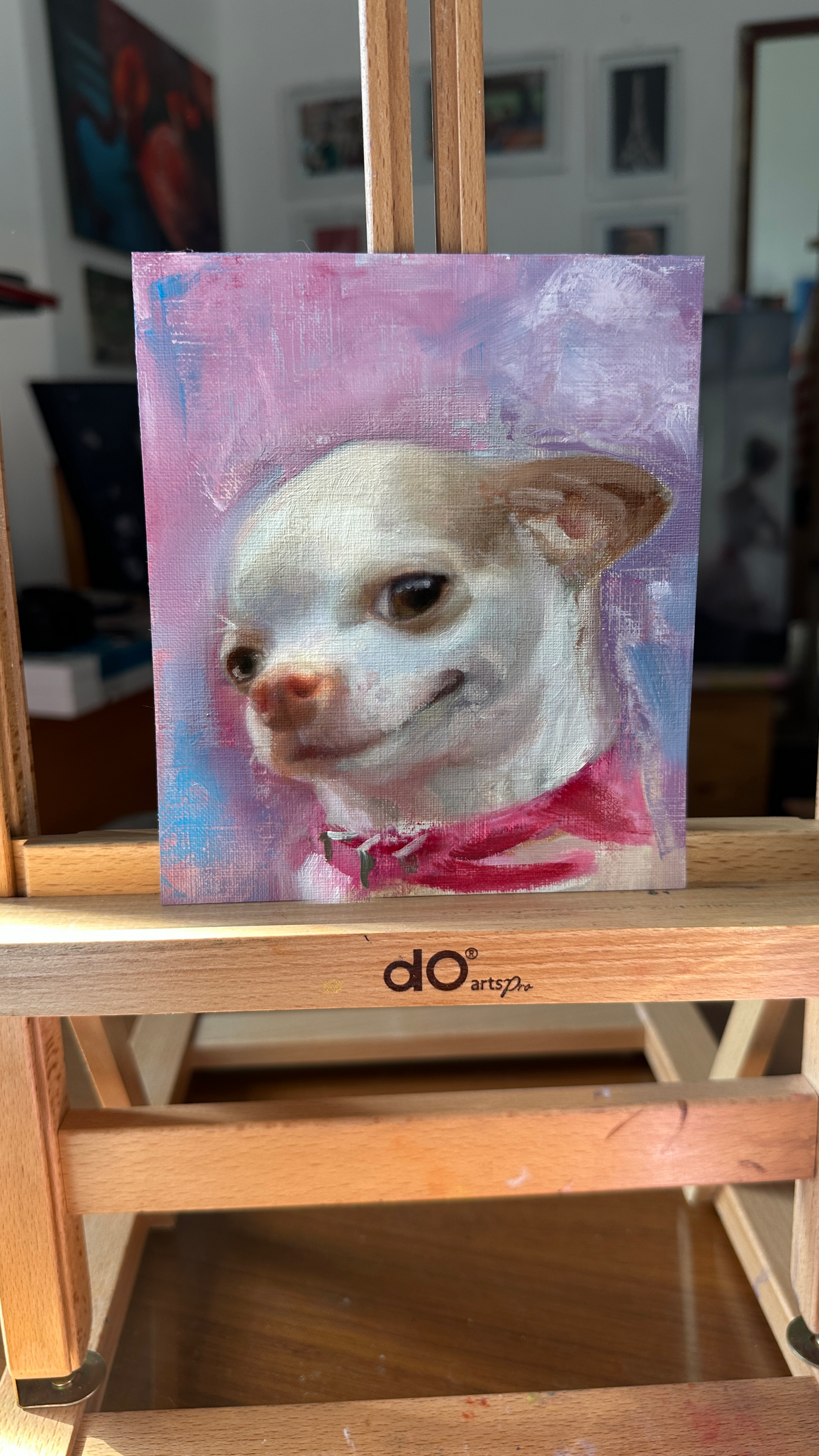 Chihuahua Meme Oil Painting