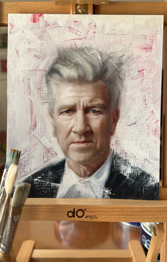 David Lynch Oil Painting
