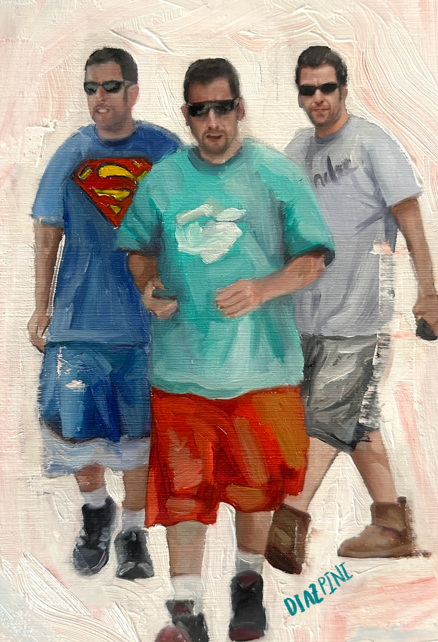 Adam Sandler Oil Painting