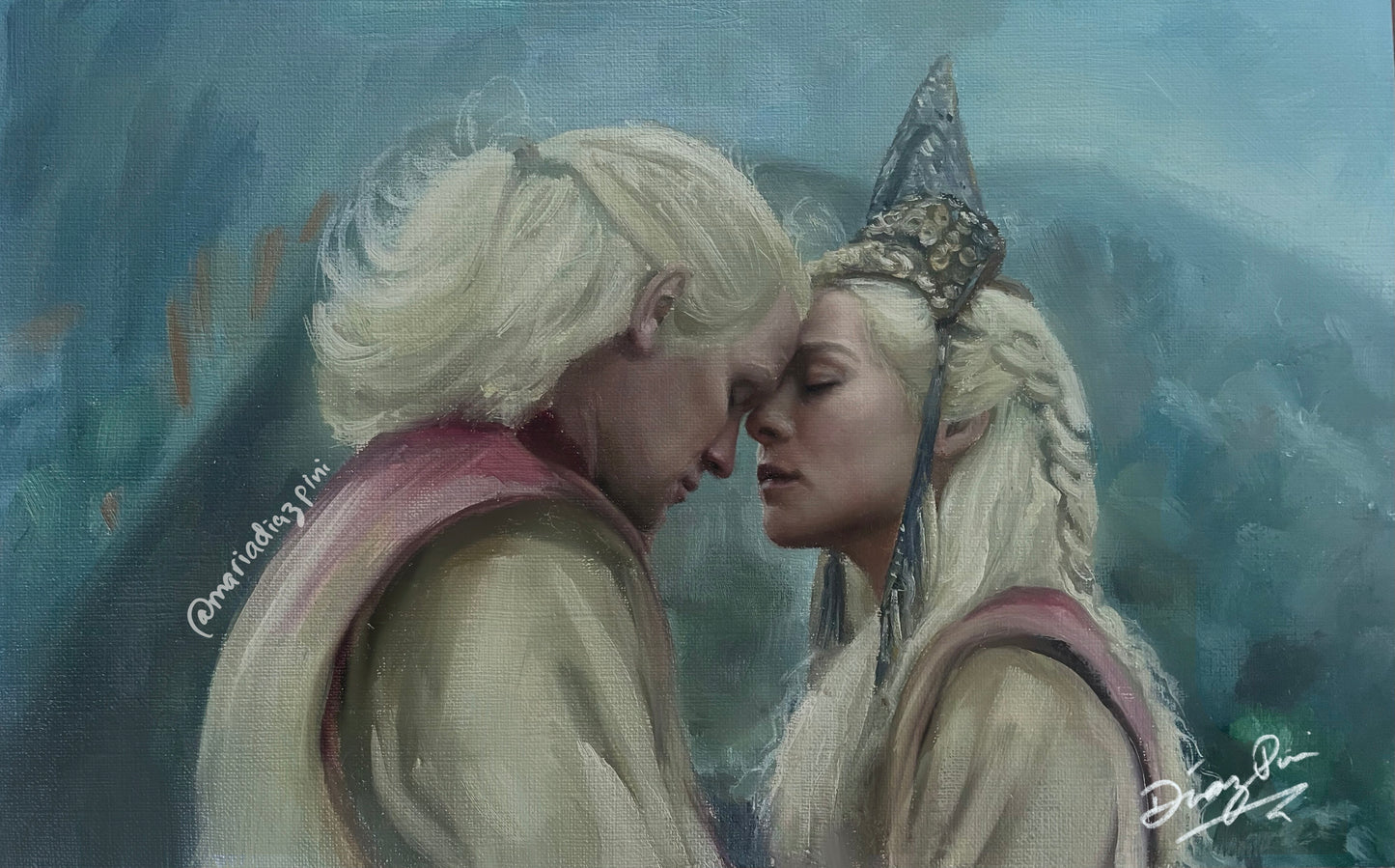 House of the Dragon Oil Painting