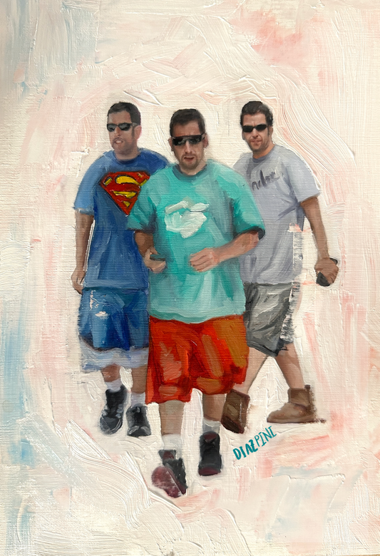 Adam Sandler Oil Painting