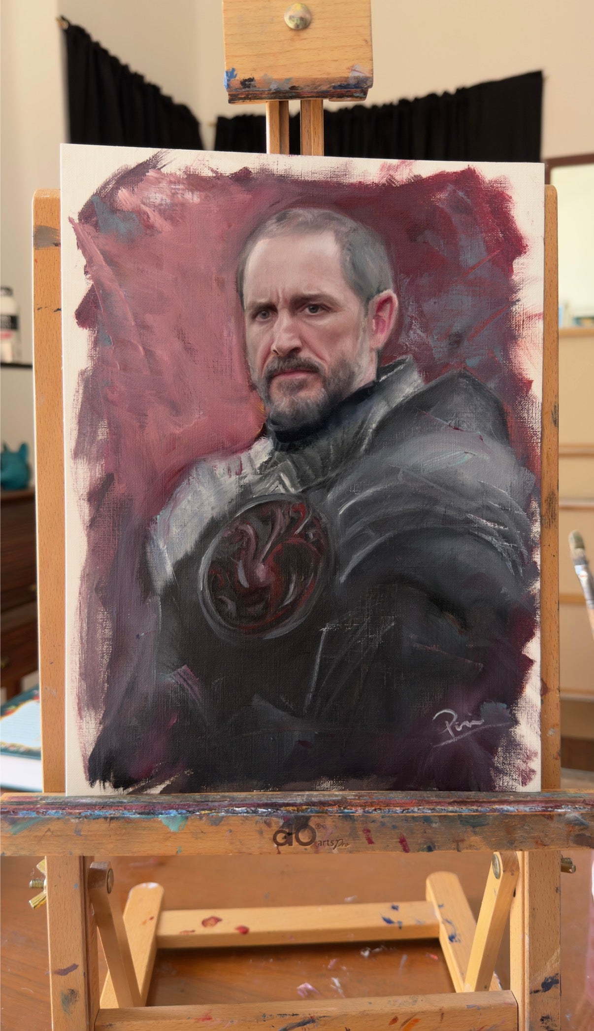 Baelor Targaryen Oil Painting