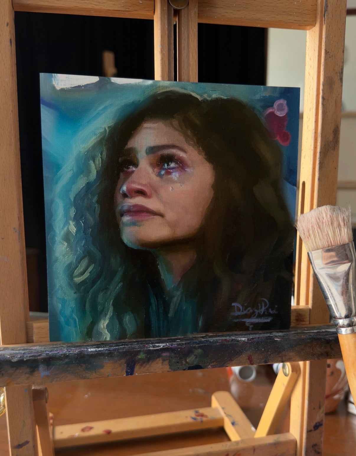 Rue Euphoria Oil Painting