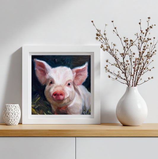 Piglet art print
