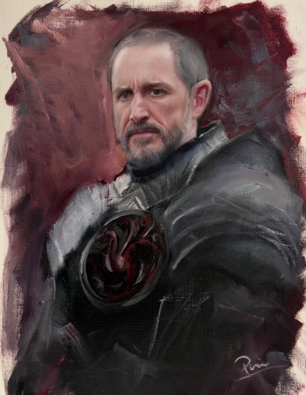 Baelor Targaryen Oil Painting