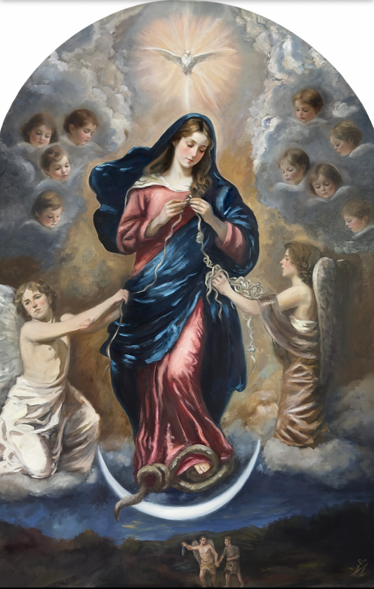 Virgin Mary Undoer of Knots Oil Painting