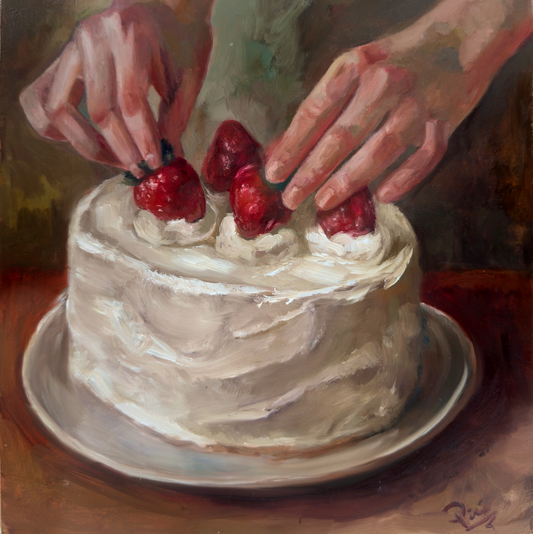 Cake Oil Painting