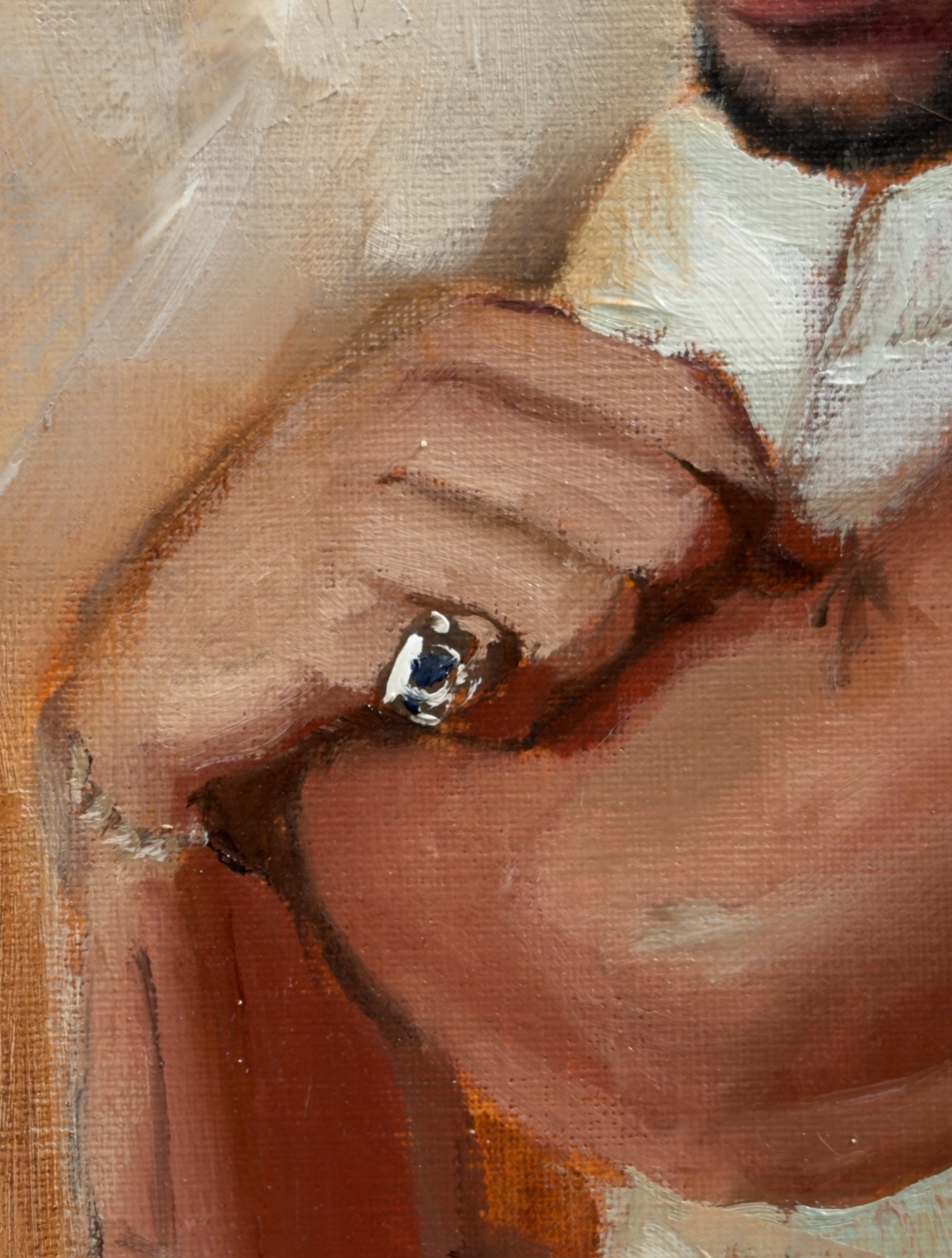 Bad Bunny Oil Painting