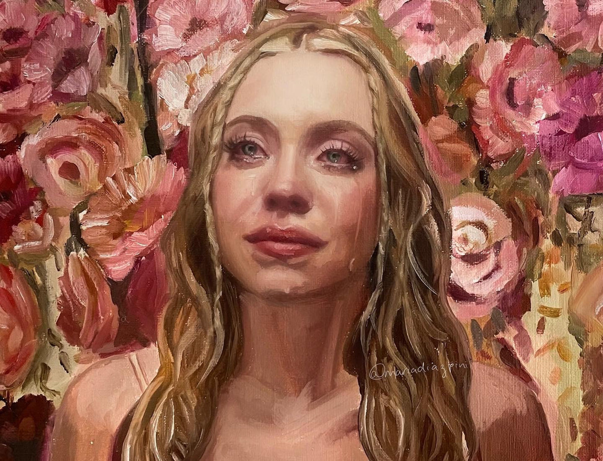Cassie Euphoria Art Print Sydney Sweeney