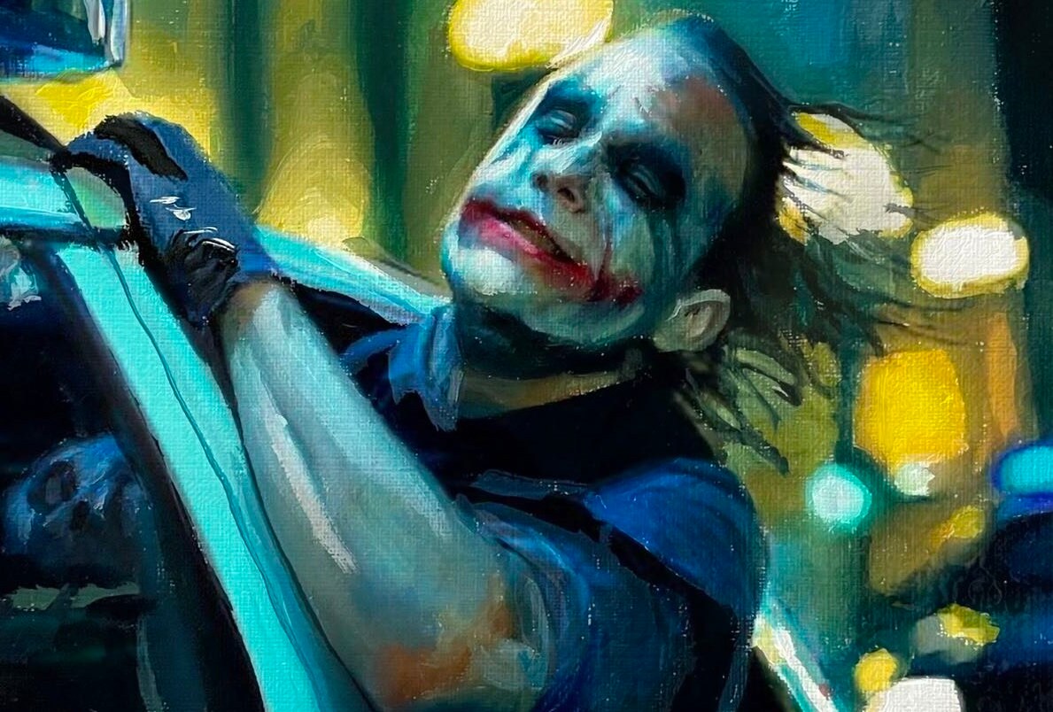 Joker The Dark Knight Heath Ledger Art Print