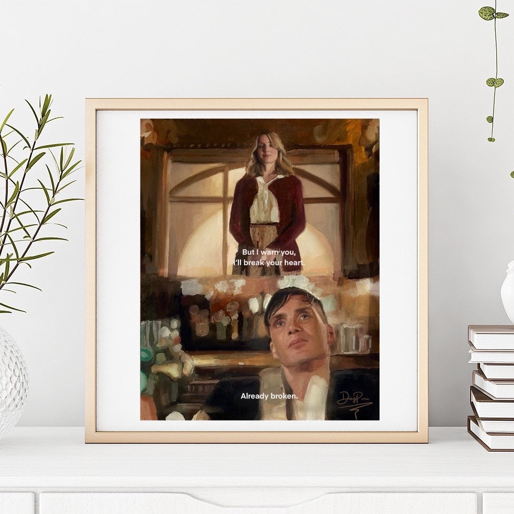 Peaky Blinders “Already Broken” Art Print from Original Oil Painting