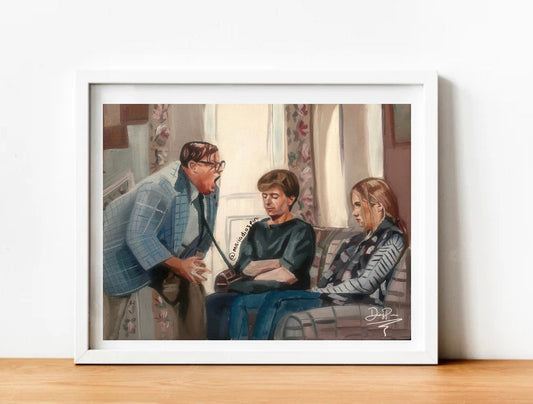 SNL Chris Farley Comedy Art Print, David Spade, comedy art, comedy poster, SNL art, SNL poster, Chris Farley Art, Fan art, comedy art, david