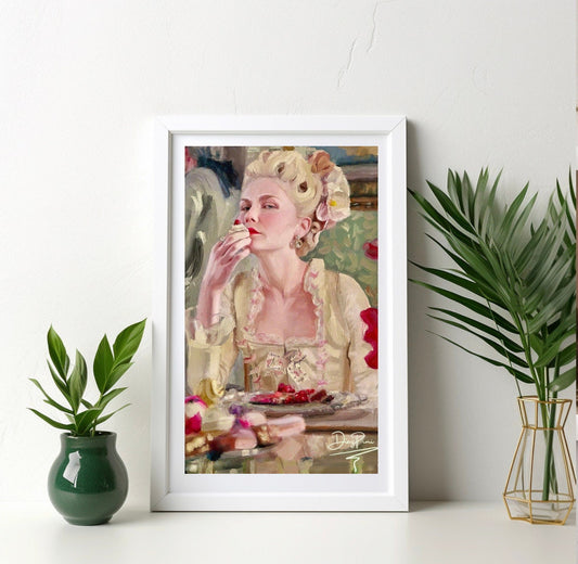 Marie Antoinette Art Print from Original Oil painting